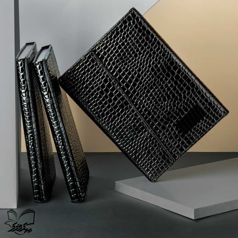 سررسید چرم سه لت نوشا